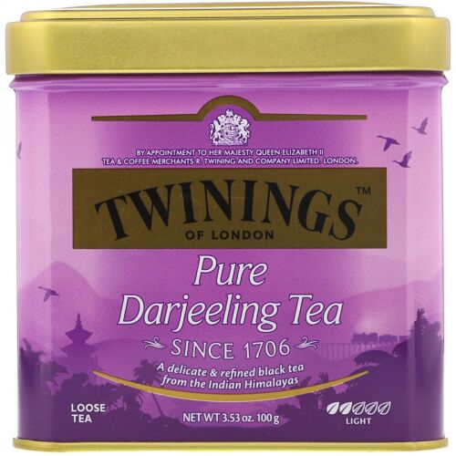Twinings, Pure Darjeeling Tea, 3.53 oz (100 g) (Discontinued Item)