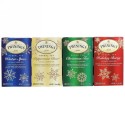 Twinings, Seasonal Tea Variety Pack, Special Edition, Holiday, 4 Boxes, 20 Tea Bags Each (Discontinued Item)