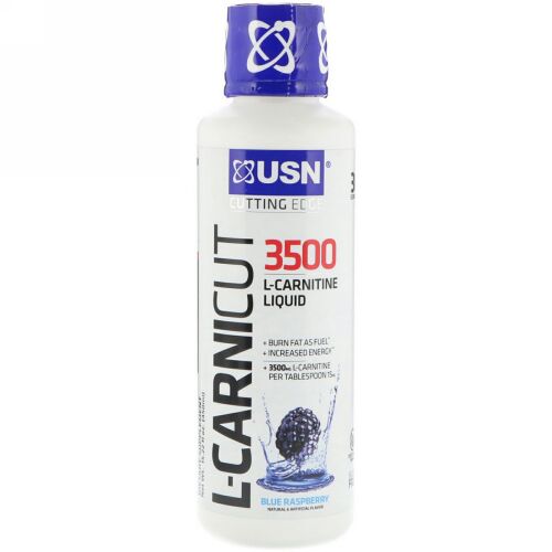 USN, L-Carnicut 3500 L-Carnitine Liquid, Blue Raspberry, 15.22 fl oz (450 ml) (Discontinued Item)