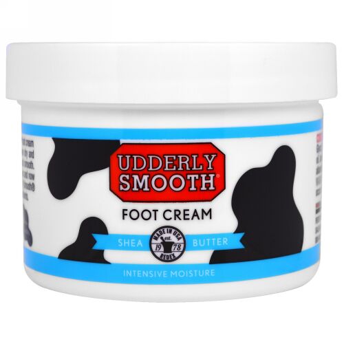 Udderly Smooth, フットクリーム, シアバター, 8オンス (227 g)