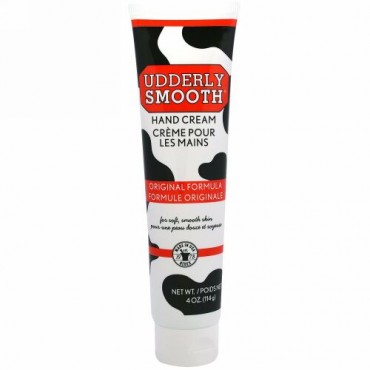 Udderly Smooth, ハンドクリーム, オリジナルフォーミュラ, 4オンス (114 g)
