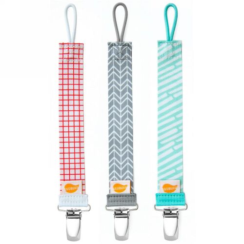 Ulubulu, 万能おしゃぶりクリップ、3個パック (Discontinued Item)
