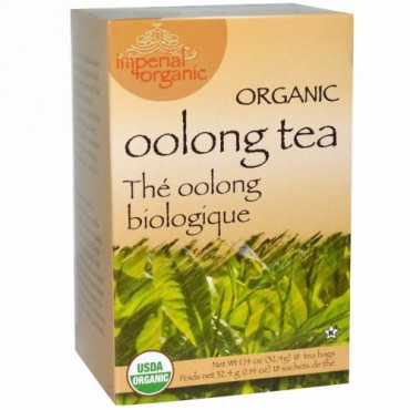 Uncle Lee's Tea, インペリアル オーガニック、ウーロン茶、18ティーバッグ、1.14オンス(32.4 g) (Discontinued Item)