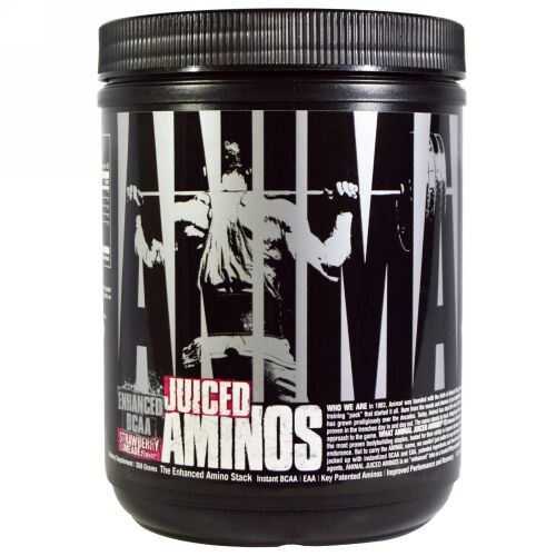 Universal Nutrition, アニマルジュースドアミノ、ストロベリーライムエード風味、358g