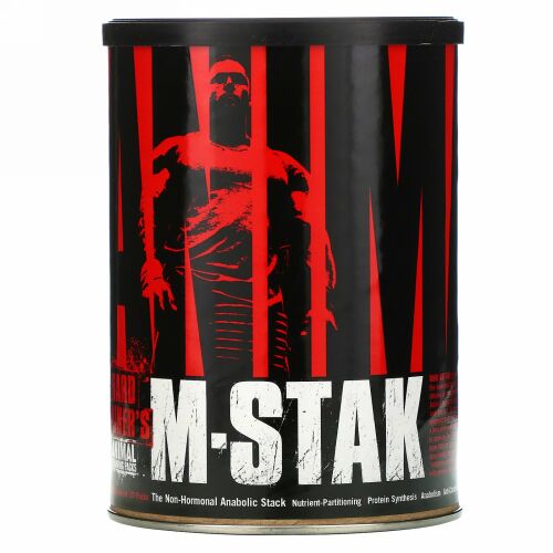 Universal Nutrition, アニマルM-Stak, 非ホルモン同化作用スタック（The Non-Hormonal Anabolic Stack）, 21パック