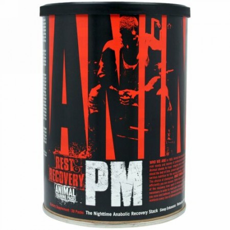 Universal Nutrition, アニマル PM（Animal PM）、レスト & リカバリー、30 個パック