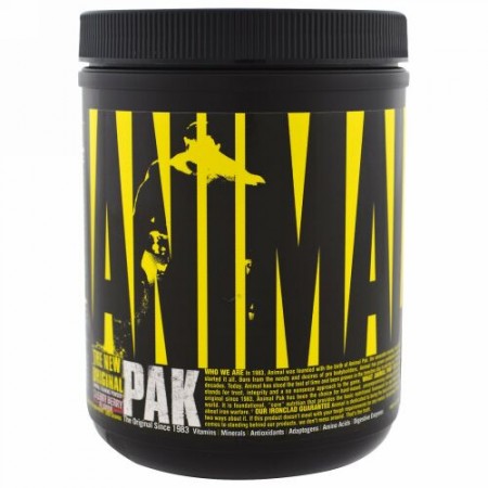 Universal Nutrition, Animal Pak, Training Powder, Cherry Berry, 369 g
