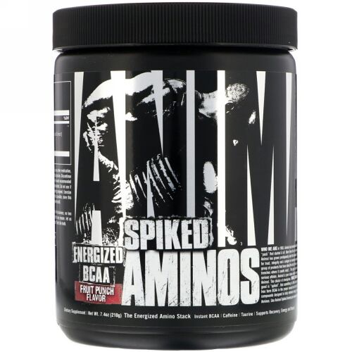 Universal Nutrition, アニマルスパイクドアミノ、フルーツパンチ、210g（7.4oz） (Discontinued Item)