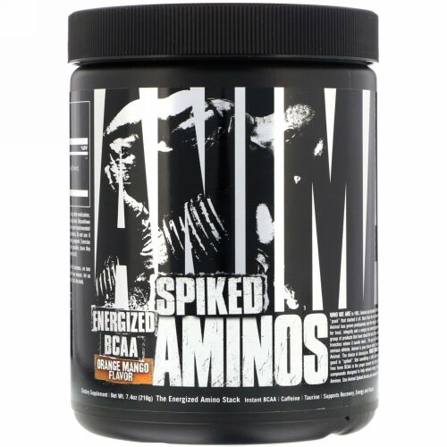 Universal Nutrition, アニマルスパイクドアミノ、オレンジマンゴー、210g（7.4oz） (Discontinued Item)