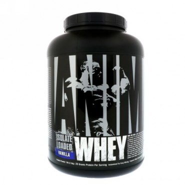 Universal Nutrition, 動物性ホエイアイソレート配合、バニラ、5 lb (2.3 kg) (Discontinued Item)