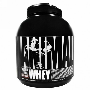 Universal Nutrition, Animal Wheyマッスルフード, チョコレート, 1.81 kg (Discontinued Item)