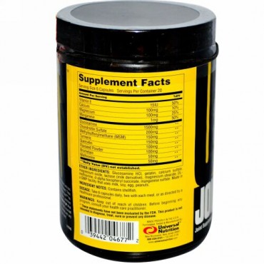 Universal Nutrition, Jointment Sport、アスリートテスト済みジョイント・フォーミュラ、 カプセル 120 錠 (Discontinued Item)