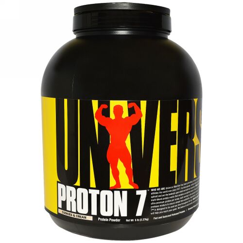Universal Nutrition, プロトン7、クッキー＆クリーム、5ポンド（2.27kg） (Discontinued Item)
