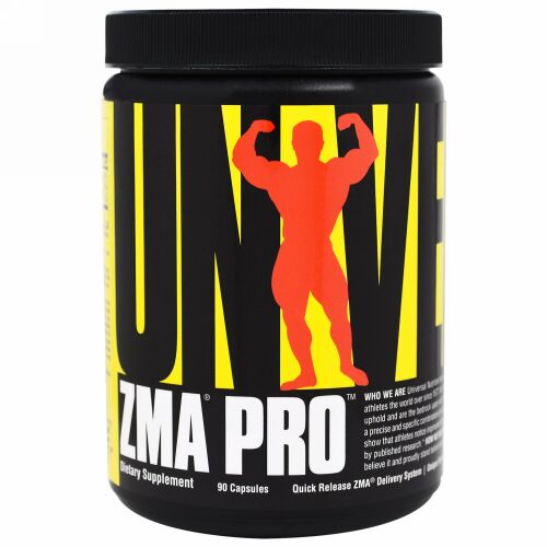 Universal Nutrition, ZMA プロ、ホルモンサポートサプリメント、カプセル90錠 (Discontinued Item)
