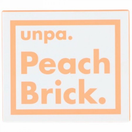 Unpa., ピーチブリック、トーンアップソープ、120 g (Discontinued Item)