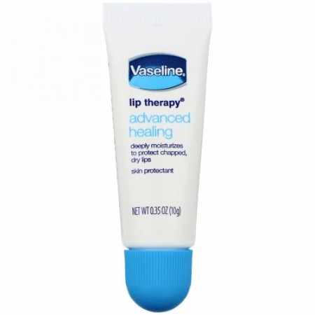Vaseline, Lip Therapy, Advanced Healing Skin Protectant, 0.35 oz (10 g)