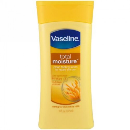 Vaseline, トータルモイスチャー、クリーンフィーリングローション、10液体オンス（295 ml） (Discontinued Item)