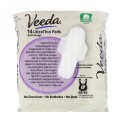 Veeda, Natural Cotton Pads with Wings, Ultra Thin, 14 Pads (Discontinued Item)