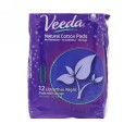 Veeda, Natural Cotton Pads with Wings, Ultra Thin, Night, 12 Pads (Discontinued Item)