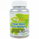 VegLife, バイタルティーンボーイズマルチプル, 60錠 (ベジカプセル)