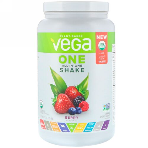 Vega, ワン、オールインワンシェイク、ベリー、24.3 oz (688 g)