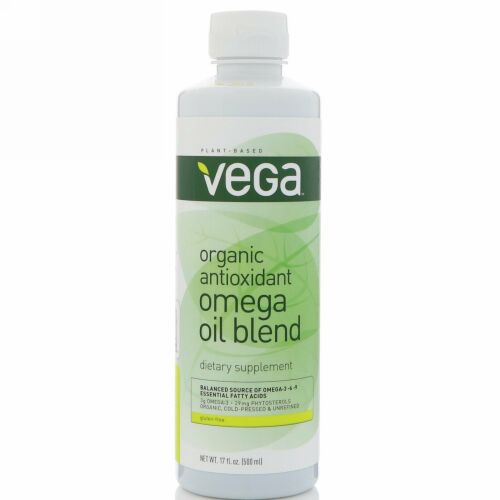 Vega, オーガニックアンチオキシダント・オメガオイルブレンド、17液量オンス (500 ml) (Discontinued Item)