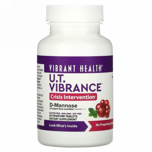 Vibrant Health, U.T. Vibrance、バージョン1.1、 ベジピュア・タブレット50錠