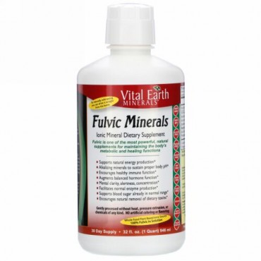 Vital Earth Minerals, フルビックミネラル、946ml（32液量オンス）