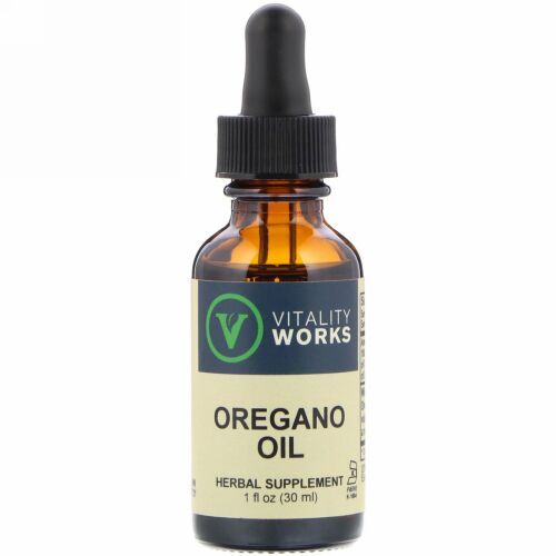 Vitality Works, オレガノオイル、30ml（1fl oz）