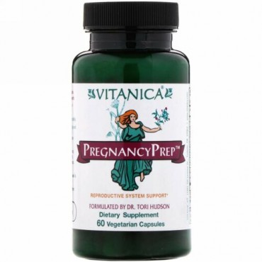 Vitanica, プレグナンシー・プレップ（妊娠準備）、生殖器系サポート、ベジキャップ60錠 (Discontinued Item)