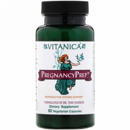 Vitanica, プレグナンシー・プレップ（妊娠準備）、生殖器系サポート、ベジキャップ60錠 (Discontinued Item)