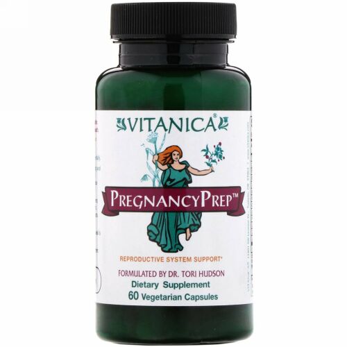 Vitanica, プレグナンシー・プレップ（妊娠準備）、生殖器系サポート、ベジキャップ60錠 (Discontinued Item)
