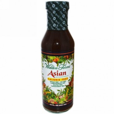Walden Farms, アジアンドレッシング&マリネード、 ゼロカロリー、 12液量オンス (355 ml)