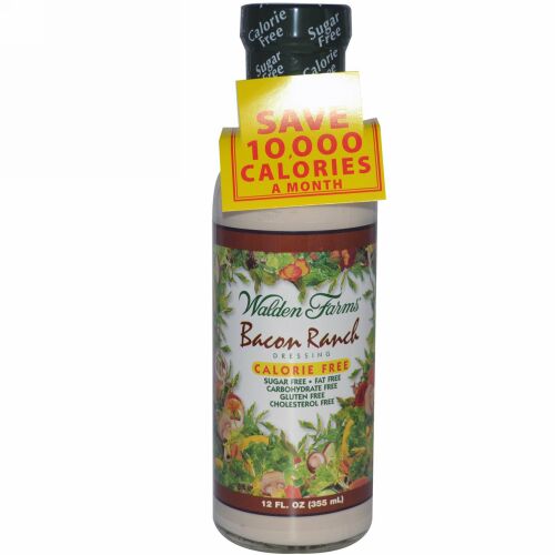 Walden Farms, ベーコンランチ（牧場）ドレッシング, 12液量オンス (355 ml)