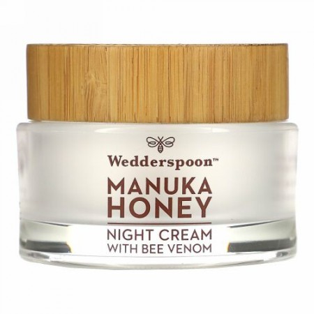 Wedderspoon, ビーベノム入りマヌカハニーナイトクリーム、50ml