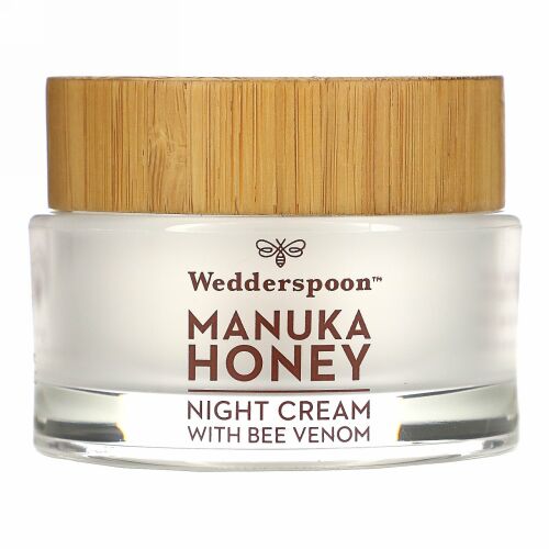 Wedderspoon, ビーベノム入りマヌカハニーナイトクリーム、50ml