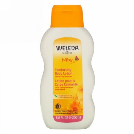 Weleda, ベビー用 ボディローション カレンデュラ 6.8液量オンス (200 ml)