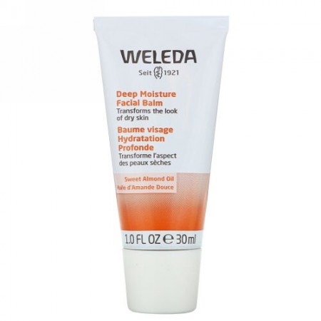 Weleda, ディープモイスチャー フェイシャルバーム、スイートアーモンドオイルエキス、30ml（1液量オンス）