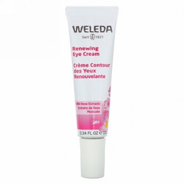 Weleda, Renewing Eye Cream, Wild Rose Extracts, 0.34 fl oz (10 ml)