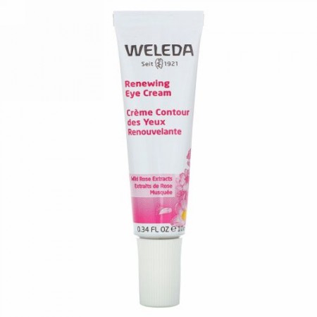Weleda, Renewing Eye Cream, Wild Rose Extracts, 0.34 fl oz (10 ml)
