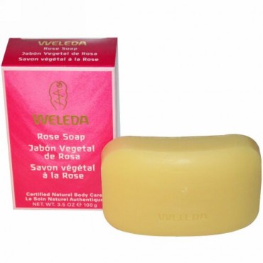 Weleda, ローズソープ、3.5 oz (100 g) (Discontinued Item)