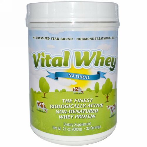 Well Wisdom, バイタル・ホエイ(ホエイ), ナチュラル, 21 オンス (600 g) (Discontinued Item)
