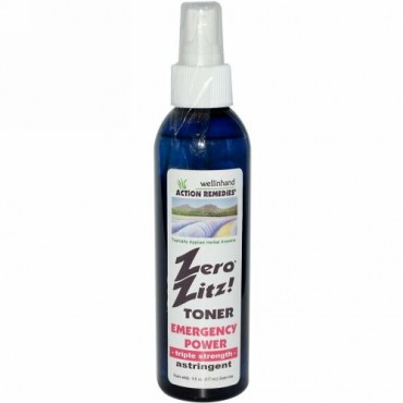 Wellinhand Action Remedies, Zero Zitz Toner, Triple Strength, 6 fl oz (177 ml) (Discontinued Item)