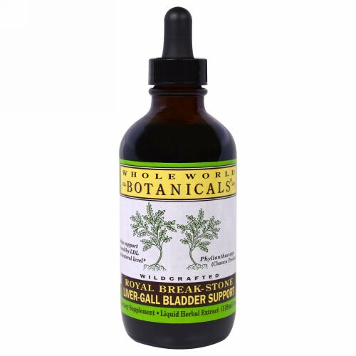 Whole World Botanicals, ロイヤルブレークストーン、肝臓/胆嚢サポート、4 oz (118 ml)