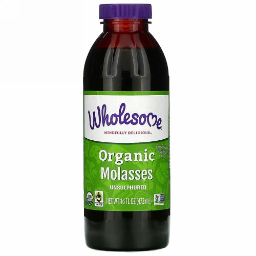 Wholesome, オーガニック糖蜜、硫黄燻蒸せず製造、472ml（16液量オンス）