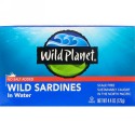 Wild Planet, 天然イワシ水煮、食塩無添加、4.4 oz (125 g)