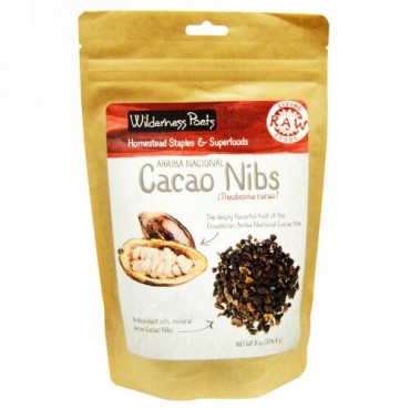 Wilderness Poets, Arriba Nacional Cacao Nibs, 8 oz (226.8 g) (Discontinued Item)