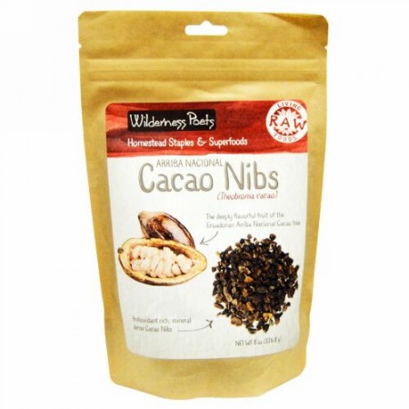 Wilderness Poets, Arriba Nacional Cacao Nibs, 8 oz (226.8 g) (Discontinued Item)
