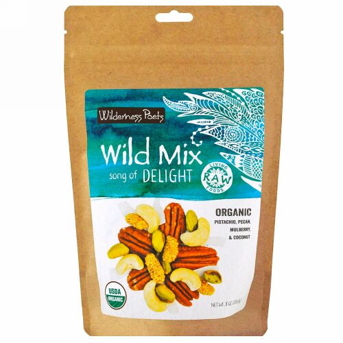 Wilderness Poets, オーガニックワイルドミックス, 喜びの歌, 8オンス (226.8 g)