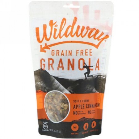 Wildway, Grain Free Granola, Apple Cinnamon, 8 oz (227 g) (Discontinued Item)